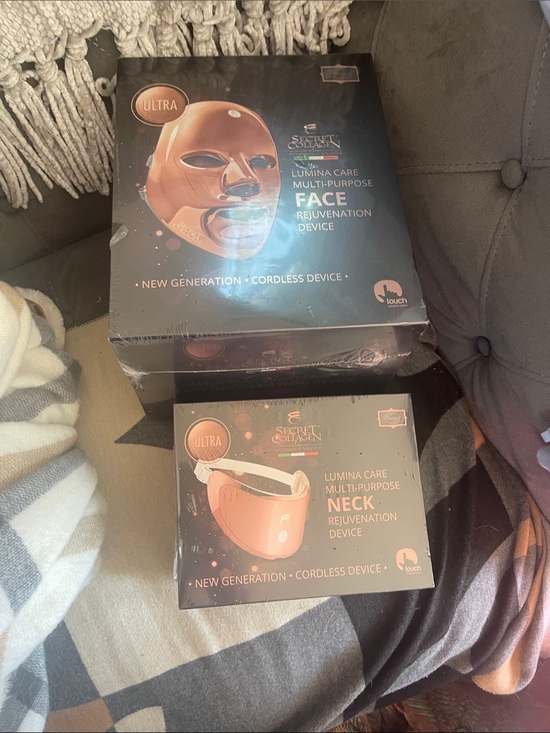 Other - Secret Collagen Lumina Care Face & Neck Rejuvenation Devices - Rose Gold